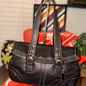 Coach SoHo leather satchel bag